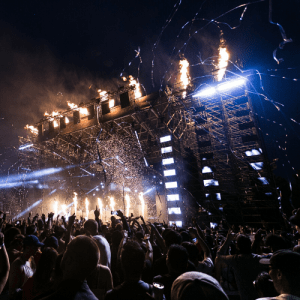 scene sunet lumini Open air